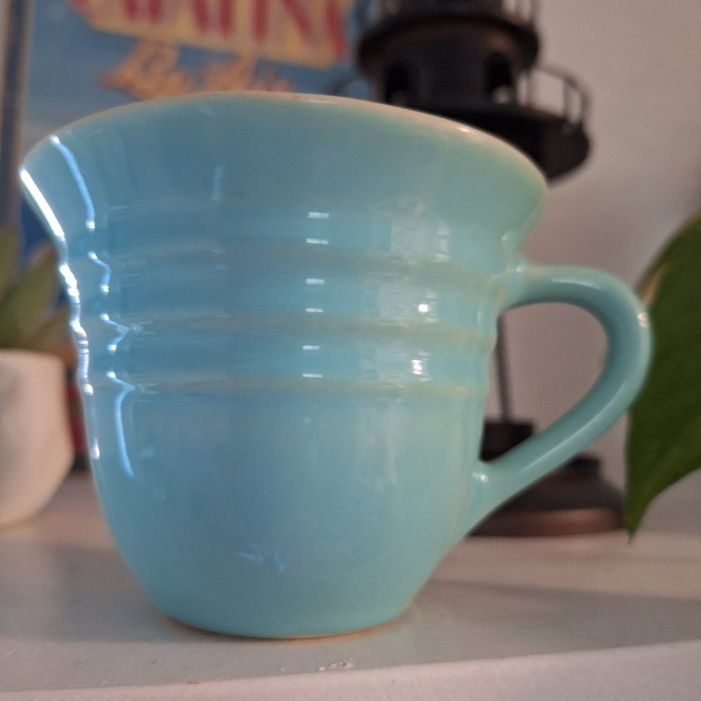 Vintage Pacific Pottery Blue Ceramic Coffee Cup Mug